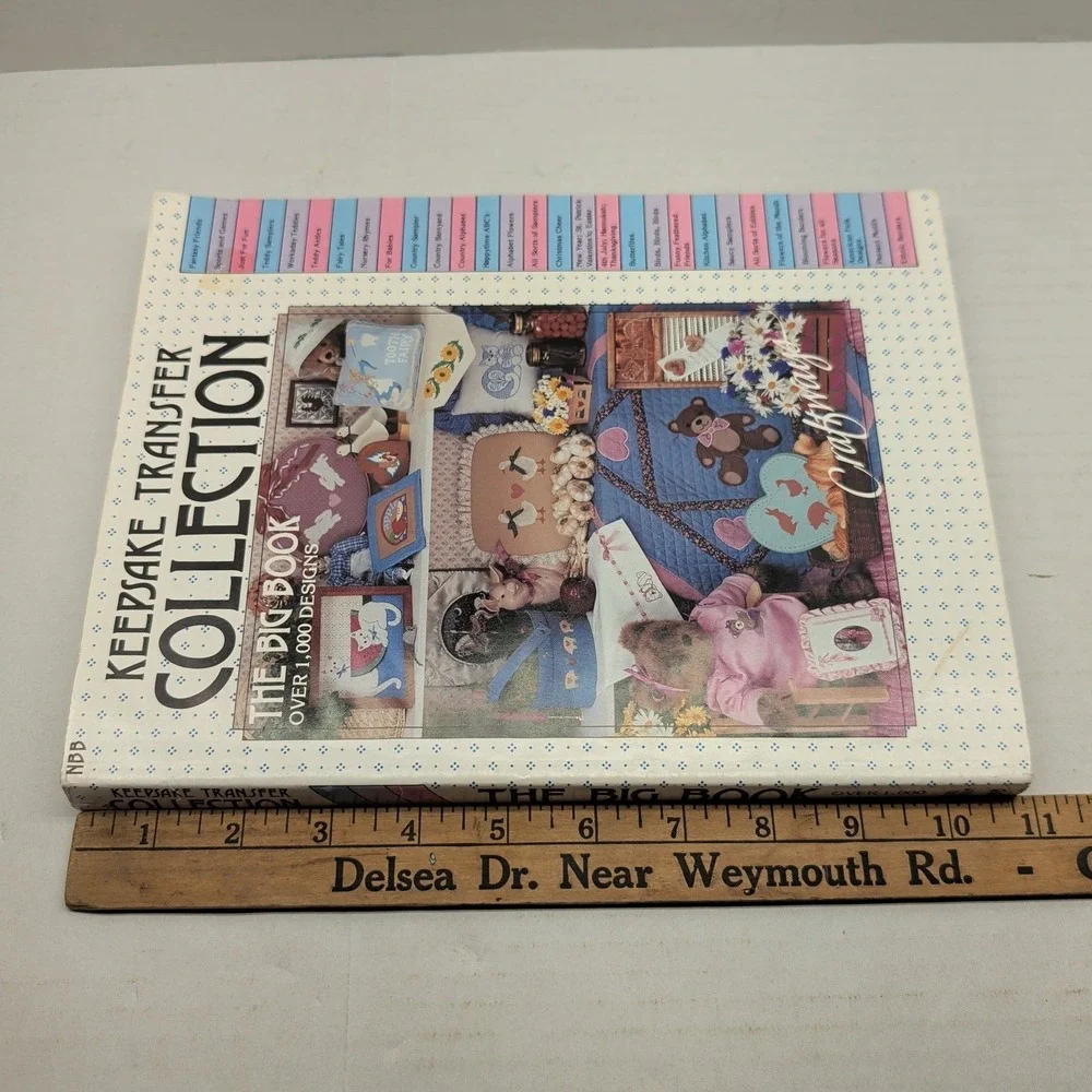 Craftways Keepsake Transfer Collection The Big Book 1000+ Iron On Patterns 1984